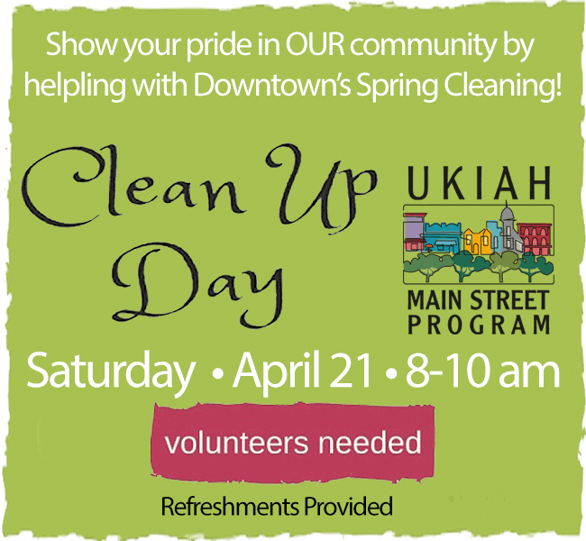 Clean Up Day April 21, 2018